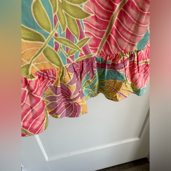 HOT LAVA - PONCHO RUFFLE - TAHITI PINK - S/M - BNWT - Picture 2 of 9